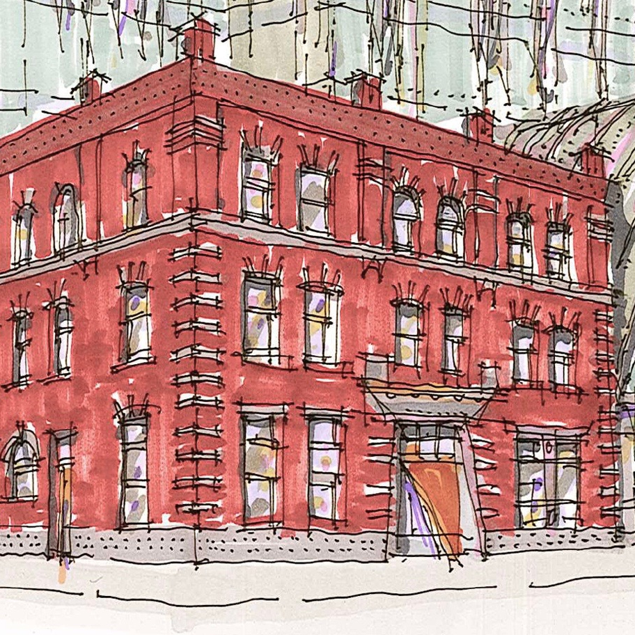 Hanrahans artist's concept by Bill Curran