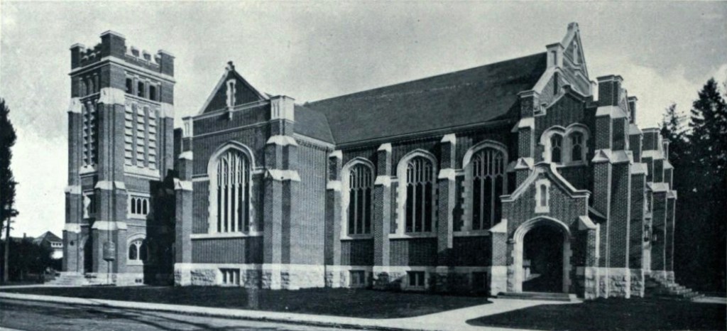 Holton side of St. Giles Presbyterian Church seen in Construction journal, 1916